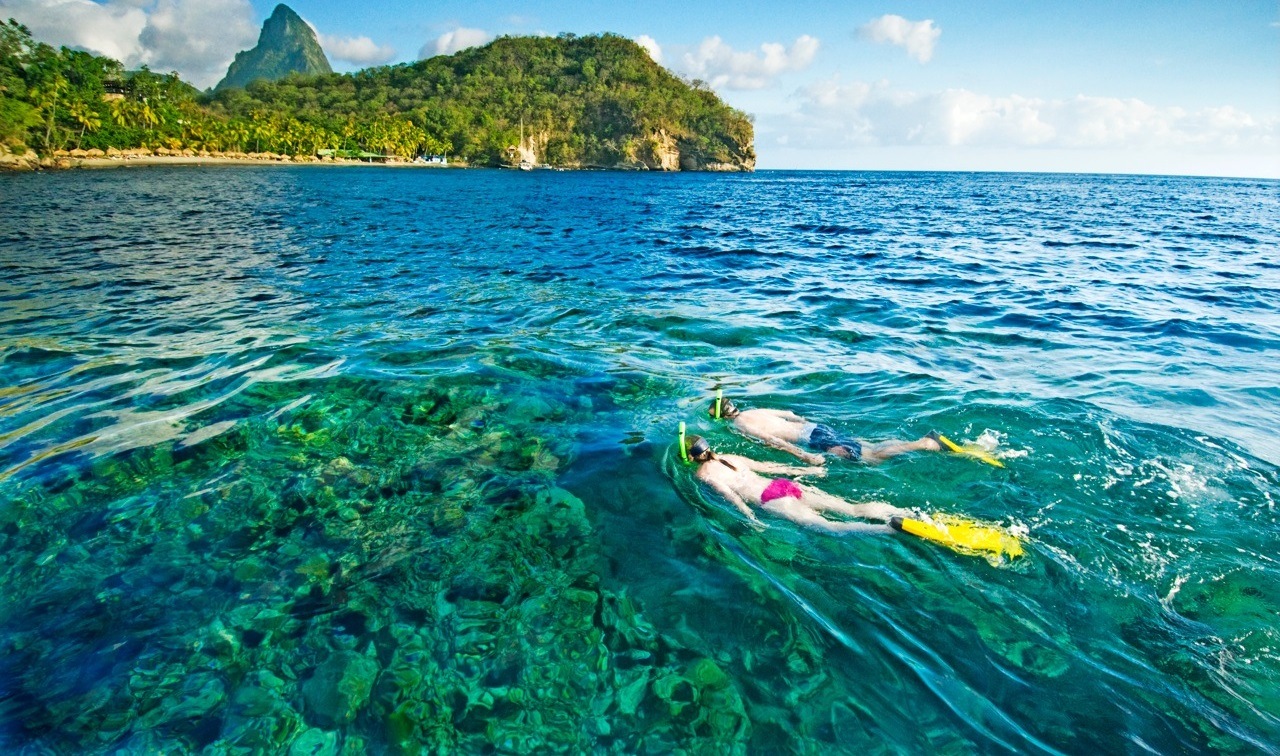 snorkeling scuba st lucia